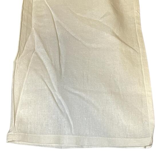 NWT Woman‎ Within Plus Size White Jogger Pull On Pants 26W Tall Linen Stretch - Picture 7 of 7